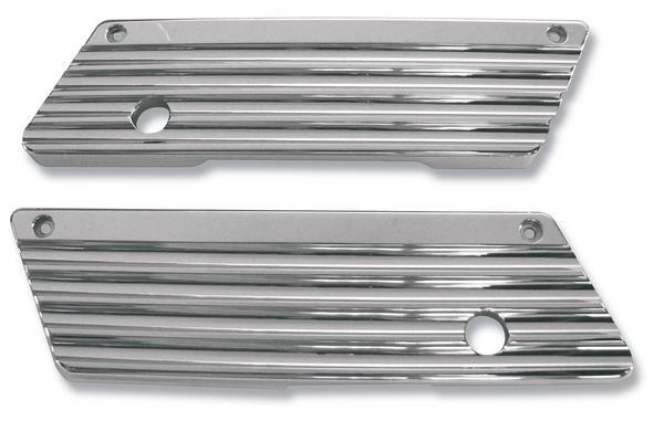 Saddlebag Latch Covers - Finned