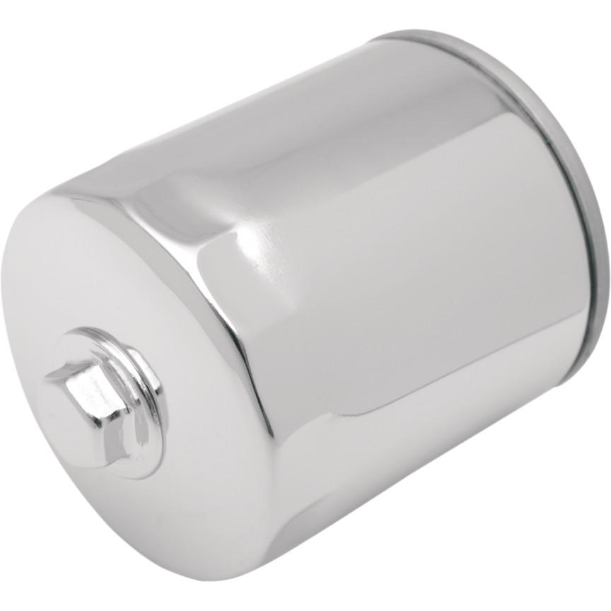 Spin-On Oil Filter - Chrome with Nut