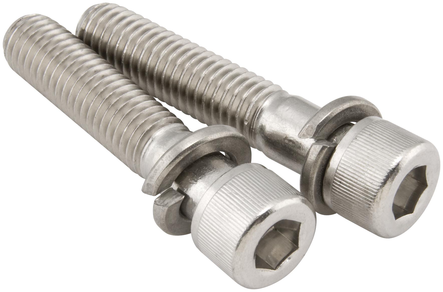 Custom Handlebar and Riser Mounting Bolts - Allen-Head - 1/2in.-20 x 2 3/4in. - Chrome