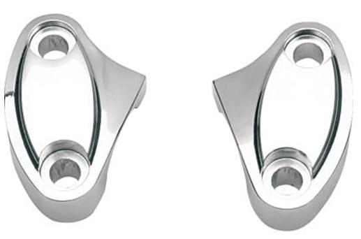 Handlebar Riser Clamps - Chrome