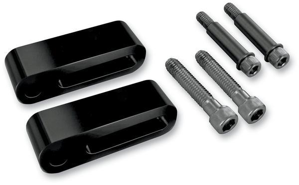 Passenger Floorboard Extenders - Black Finish