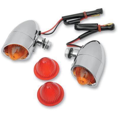 Mini Retro-Style Marker Lights - Amber/Red