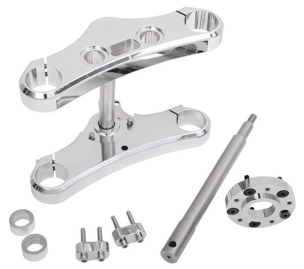 49mm Wide-Glide Conversion Kit - 5 Deg. Rake - Chrome