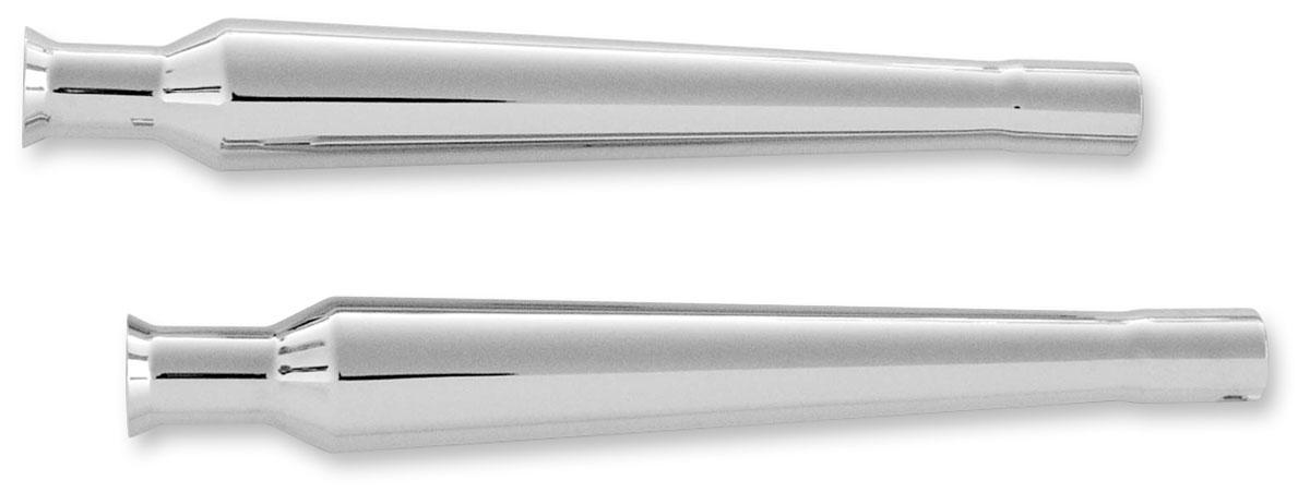 Bell Tip Muffler - 22in. - Long - Chrome