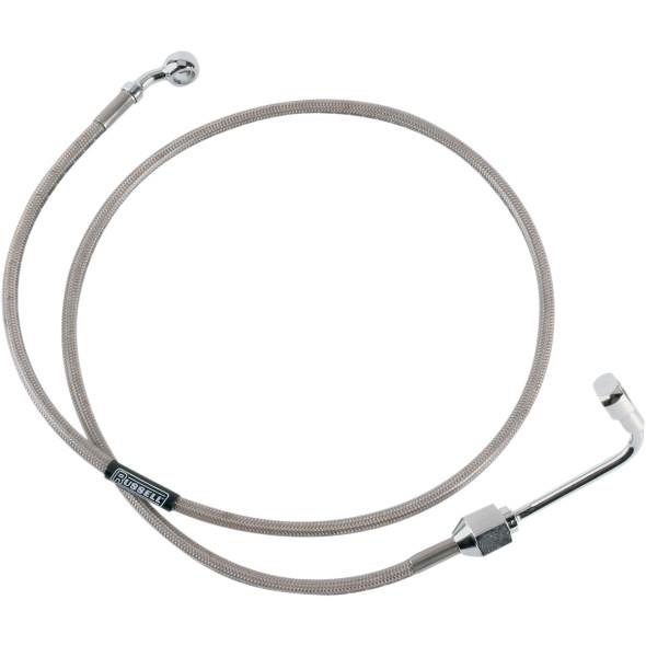 Braided Rear Brake Line Kit - Stainless