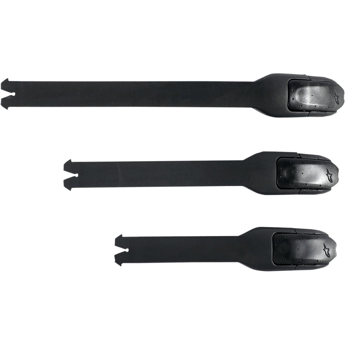 Tech 3S Buckle/Strap Set - Black