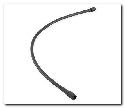 3 Black-Coated Braided Brake Line - 6ft.