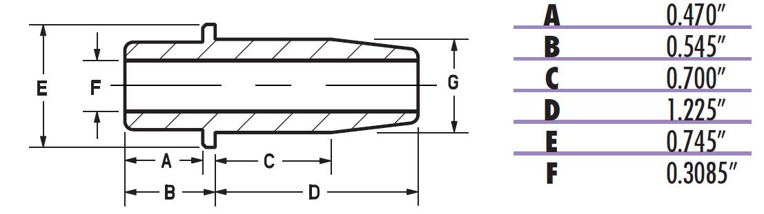 Bronze Intake Valve Guide - Standard (.5650in.)