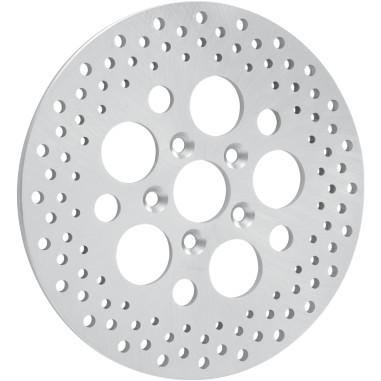 Polished Stainless Steel Drilled Brake Rotor