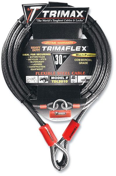 Trimaflex Max Security Braided Cable - Dual-Loop Cable - 8ft. x 15mm