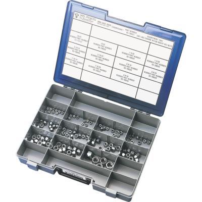 Chrome Nylon Insert Nut Assortment