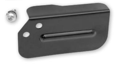 Rear Brake Light Switch Cover - Black