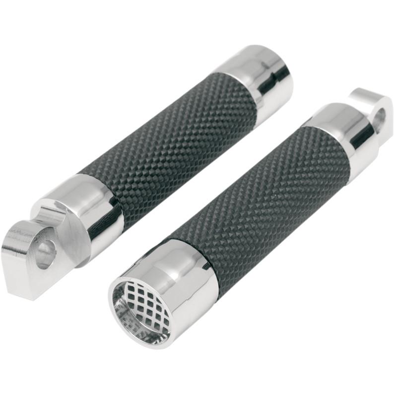 Billet Male Mount Footpegs - Venturi - Chrome