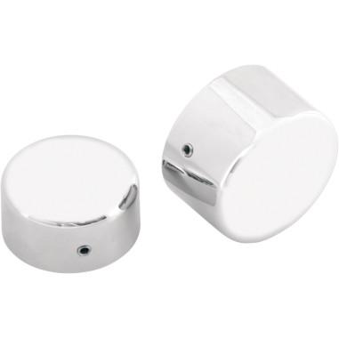 Chrome Axle Caps - Rear