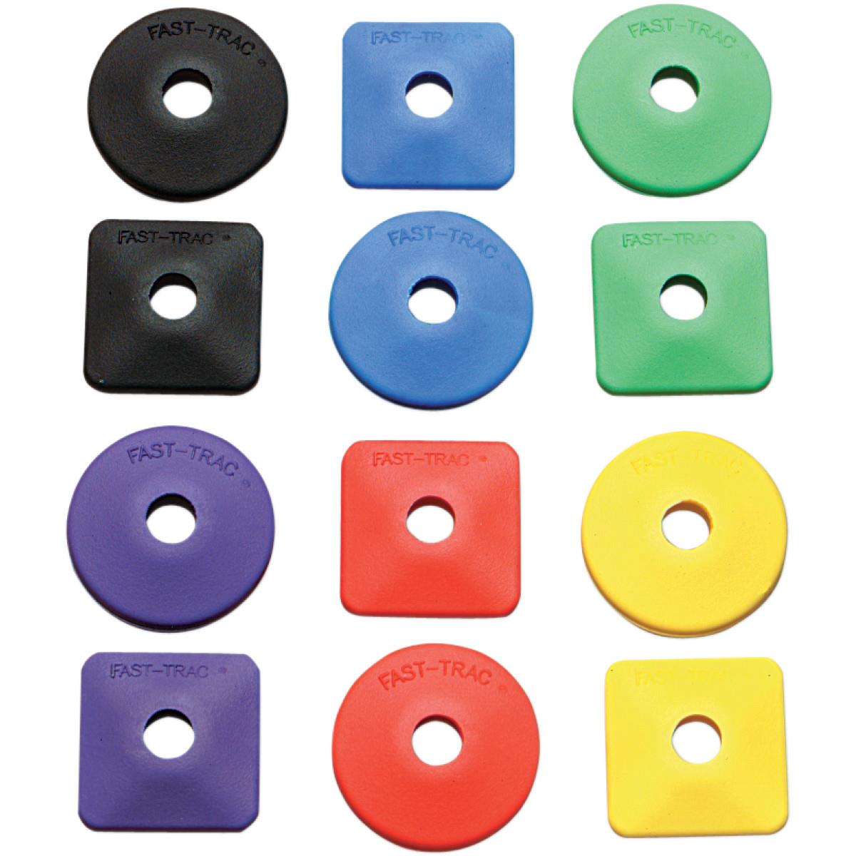 Air Lite Round Backer Plates - Yellow - 5/16in. Thread (96pk.)