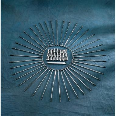 Chrome 9 3/4in. Spoke Set for Custom 21in. Rim