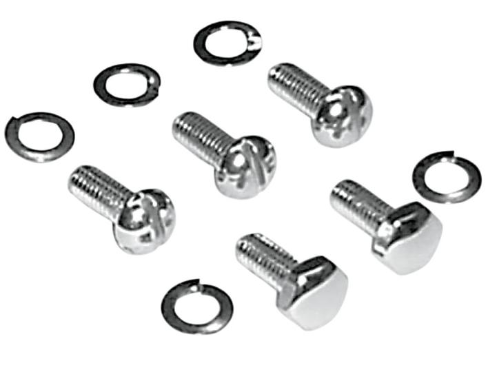 Circuit Breaker and Voltage Regulator Screw Kit - Chrome