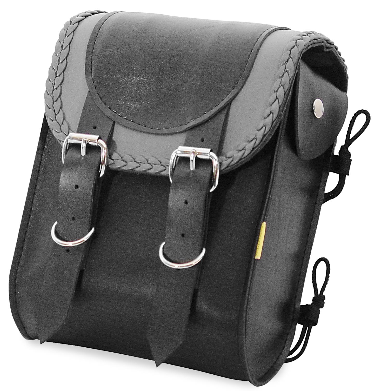 Gray Thunder Braided Sissy Bar Bag