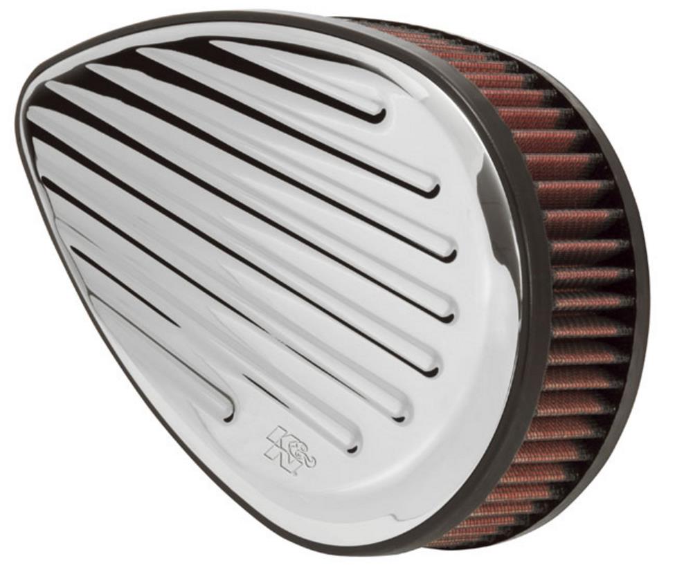 RK Series Billet Air Filter Assembly - Grooved Teardrop