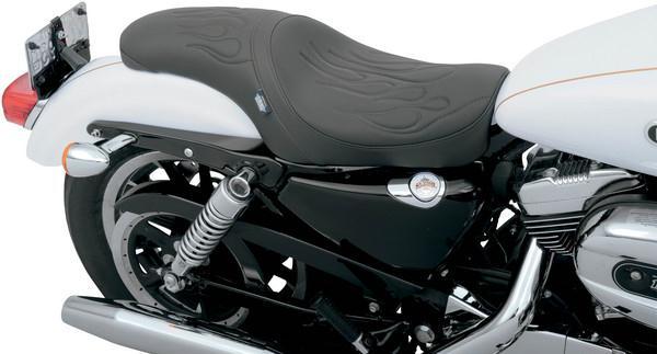 Predator Seat - Black Flame Stitch