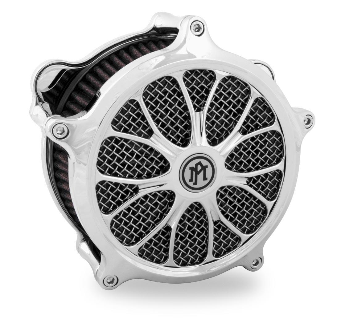 Heathen Universal Super Gas Air Cleaner Faceplate - Chrome