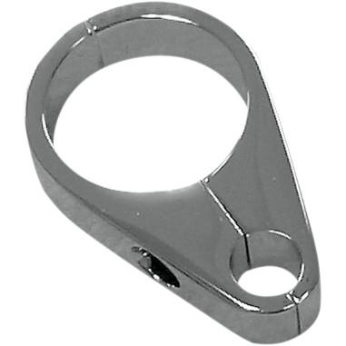 Clutch Cable Clamp for 1.5in. Diameter Handlebar/Frame - Chrome