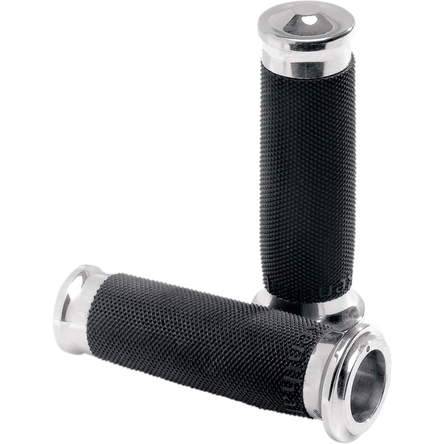 Contour Renthal Wrapped Grips - Standard - Chrome