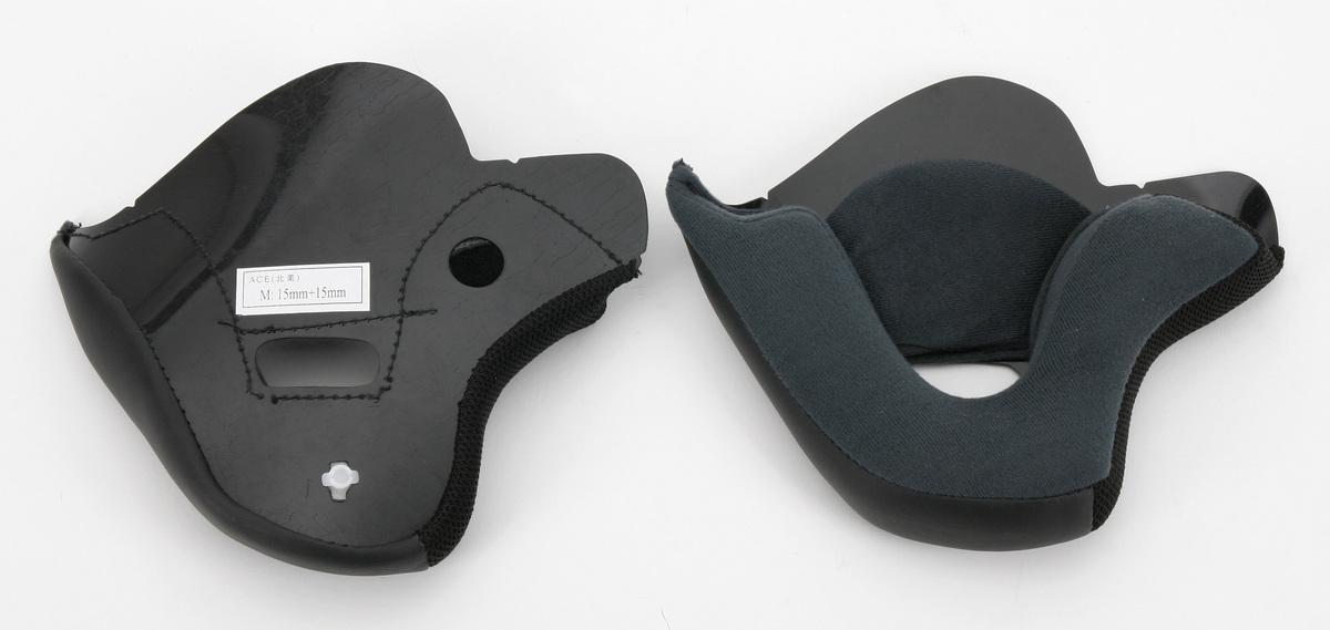 Helmet Cheek Pads for Ace Helmets - Gray - 3XL (25mm)