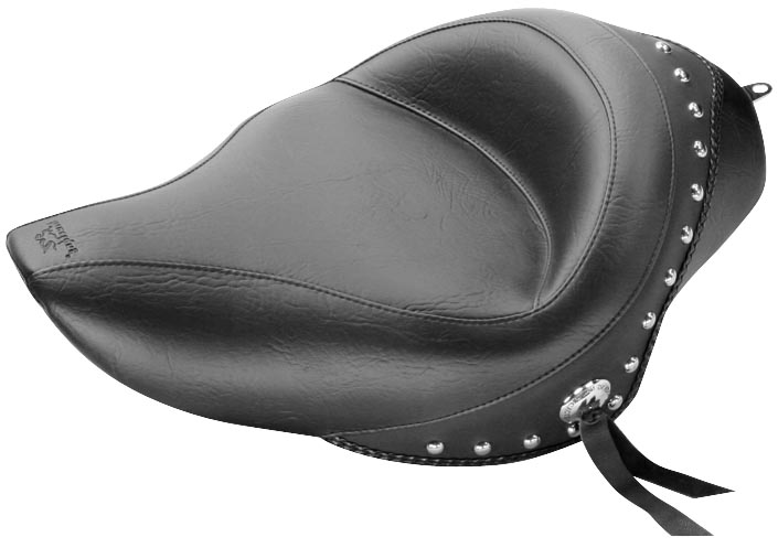 Wide Touring Studded Solo Seat