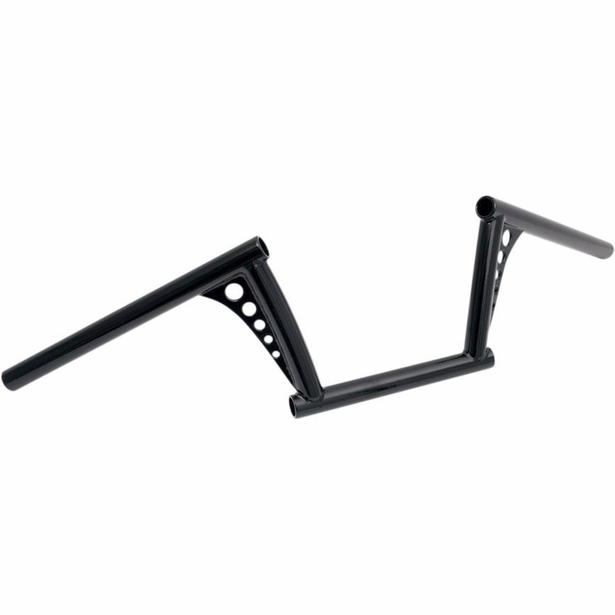 1in. Vintage Short Stack Handlebar - Black Powdercoat