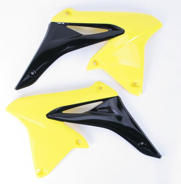 Radiator Covers - 01-12 RM Yellow