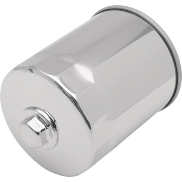 Spin-On Oil Filter - Chrome with Nut