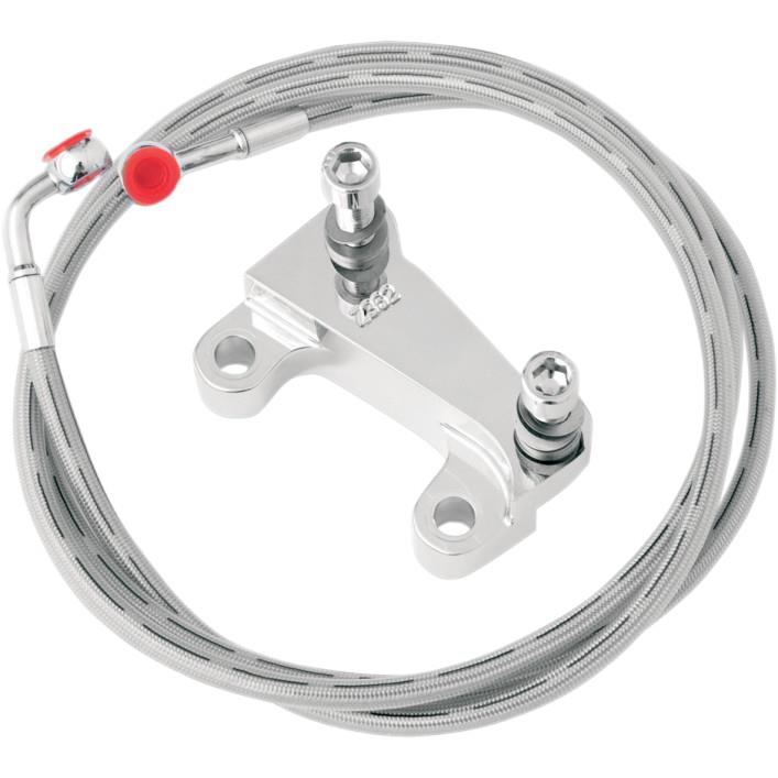 Front Caliper Adapter Bracket Kit - Chrome