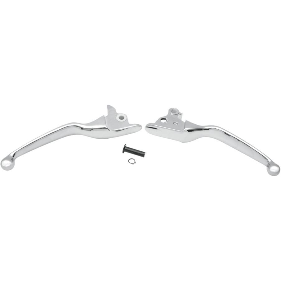 Wide Blade Lever Set - Chrome