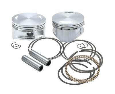 Forged Piston Kit for 100ci./107ci. Motor - Standard Bore 4in.