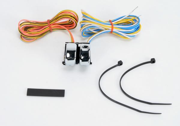 Handlebar Dimmer and Horn Switches - Chrome