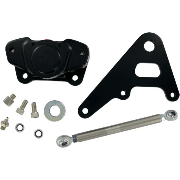 2-Piston Custom Rear Brake A-Caliper Kit - Classic Black Contrast