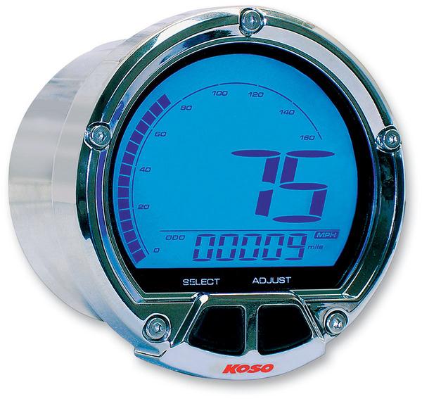 DL-02S Speedometer - Chrome Casing