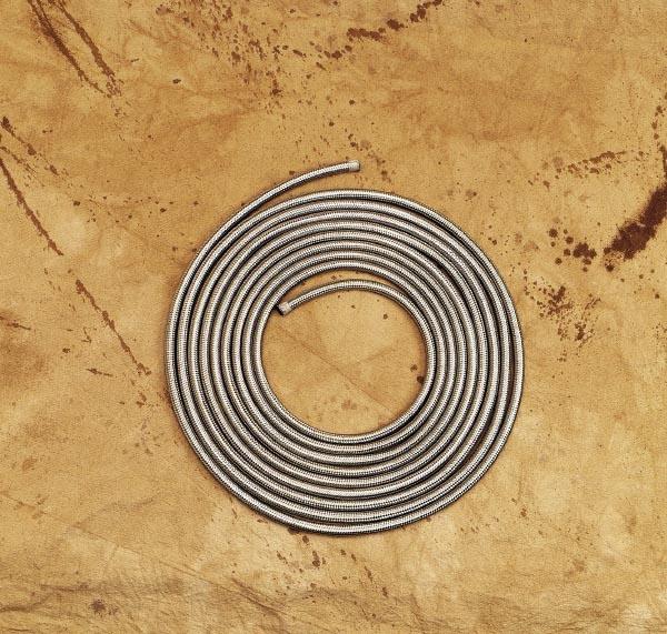 Stainless Steel Braided Hose - 1/4in x 3ft