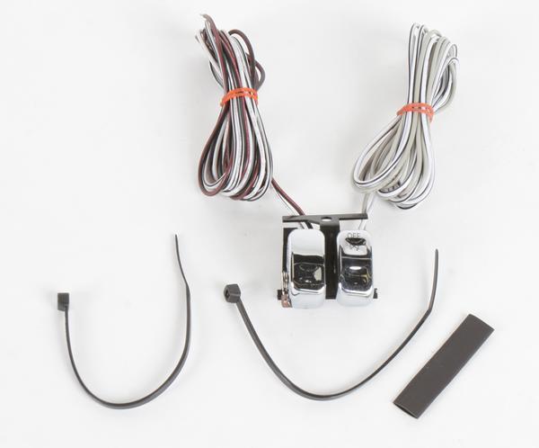 Handlebar Start and Stop Switches - Chrome
