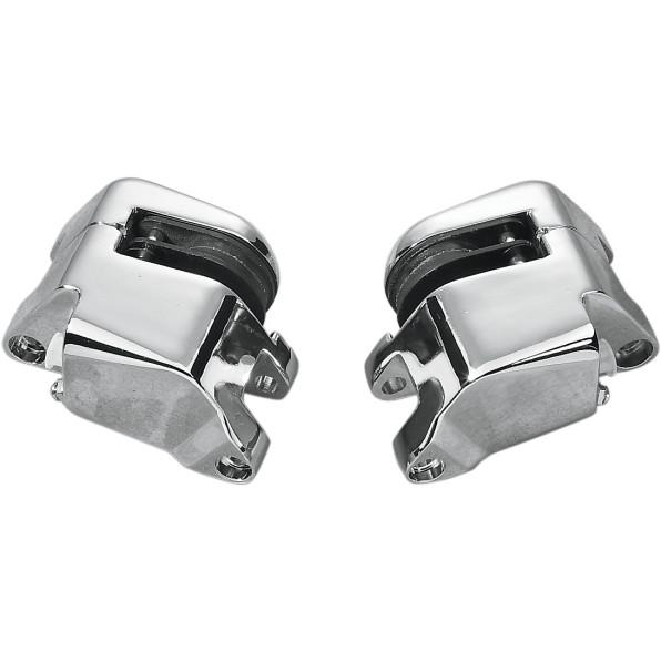 Chrome Front Dual-Disc Caliper Set