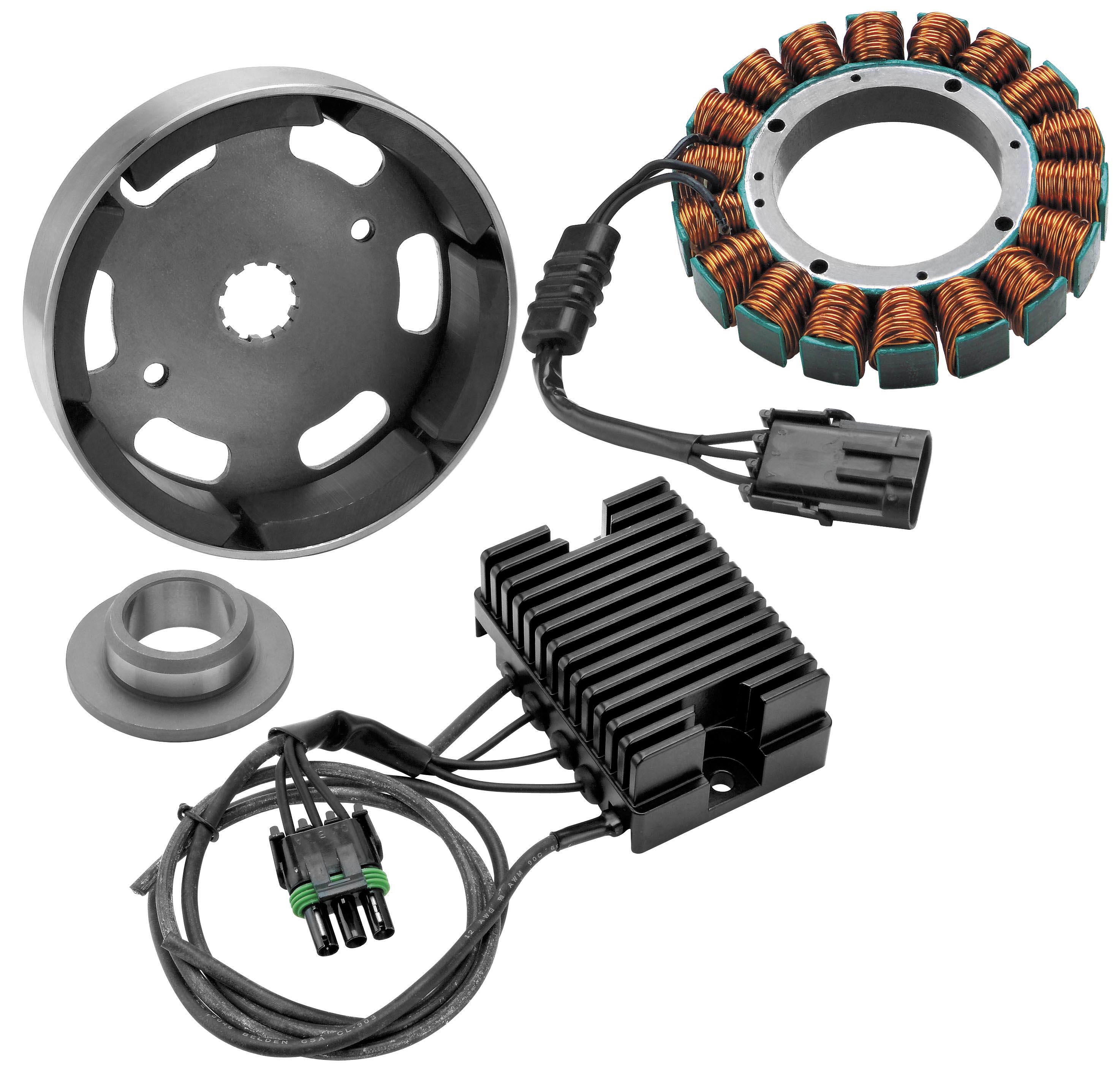 22A Voltage Regulator - Black Finned