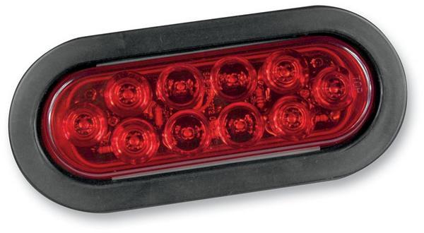 Waterproof LED Oval Grommet Mount Taillight