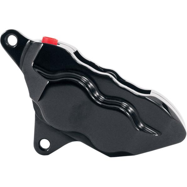 Direct Bolt-On 4 Piston Front Brake Caliper - Black