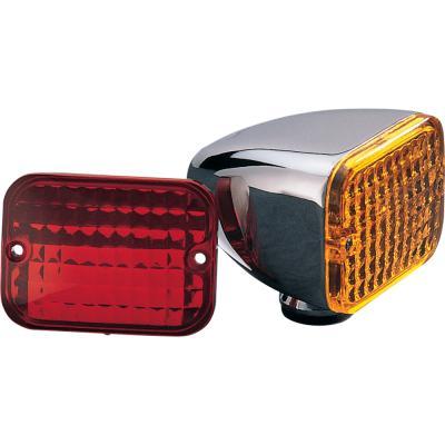 Replacement Lens for Rectangular Twin Marker Light - Red