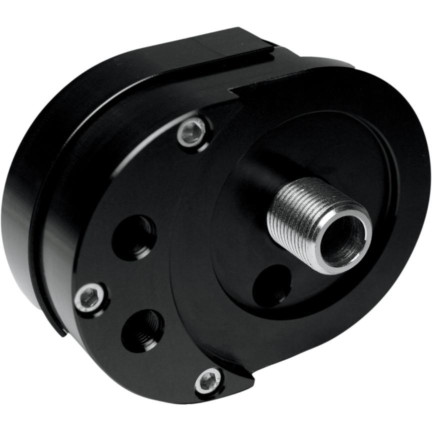 Offset Oil Filter Mount - Black