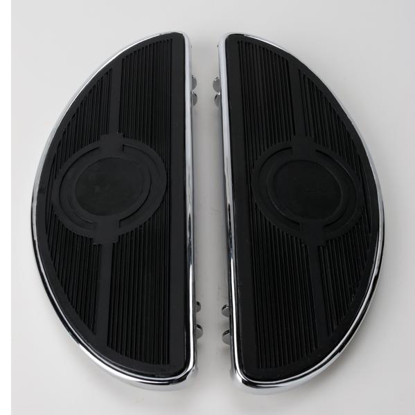 Half-Moon Floorboards without Vibration Inserts - Chrome