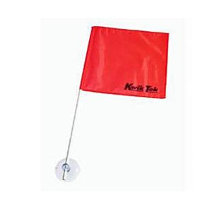 Stick-A-Flag Skier Down Flag - Square Flag with 2ft. Pole