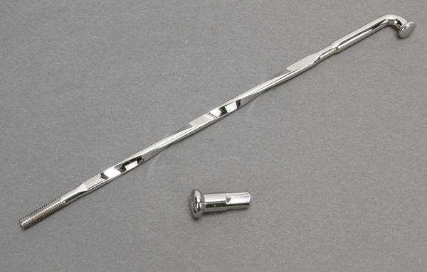 ChromeTwisted 9 1/2in. Spoke Set for Wide Glide Hub and Drop-Center Rim - 21in.