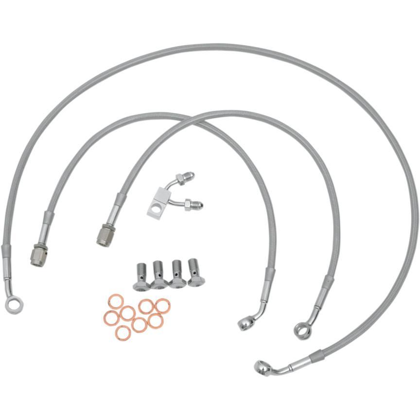 Front OEM-Style DOT/TUV Brake Line Kit